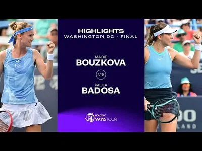 Les meilleurs moments de la finale entre Badosa et Bouzkova à Washington DC