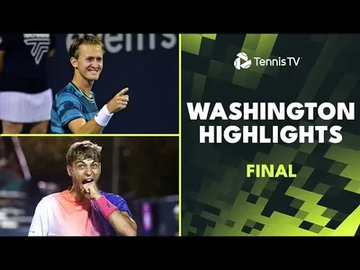 Extraits de la finale entre Korda et Cobolli à Washington DC