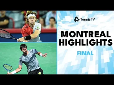 Les meilleurs moments de la finale entre Alexei Popyrin et Andrey Rublev à Montréal.