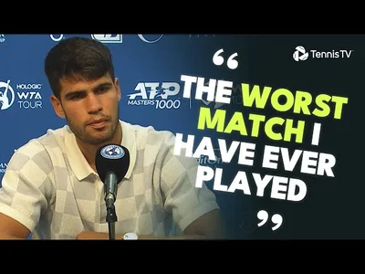 Interview sans concession d'Alcaraz après sa défaite contre Monfils à Cincinnati