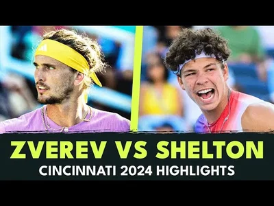 Les meilleurs moments de Zverev vs Shelton en quart de finale à Cincinnati