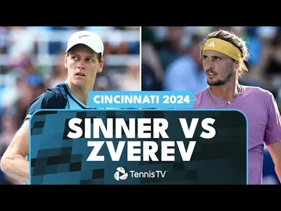 Les meilleurs moments de la demi-finale Sinner vs Zverev à Cincinnati.