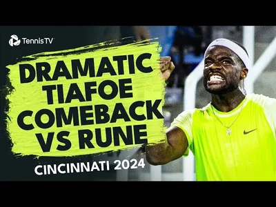 L'incroyable retour de Frances Tiafoe contre Holger Rune à Cincinnati