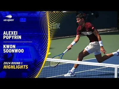 Les meilleurs moments de Popyrin contre Kwon au 1er tour de l'US Open.