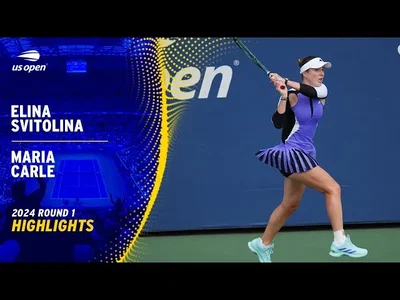 Les meilleurs moments de Svitolina vs Carle au 1er tour de l'US Open.
