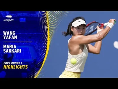 Les meilleurs moments de Wang vs Sakkari au 1er tour de l'US Open.