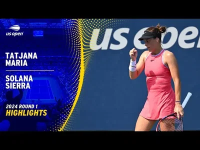 Les meilleurs moments de Maria vs Sierra au 1er tour de l'US Open.