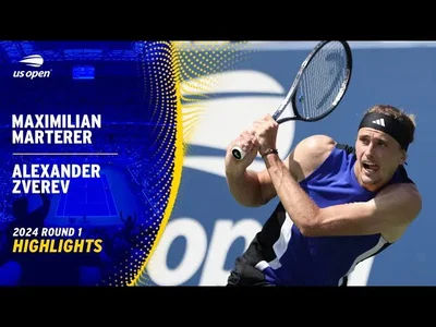 Les meilleurs moments du match Zverev vs Marterer au 1er tour de l'US Open.