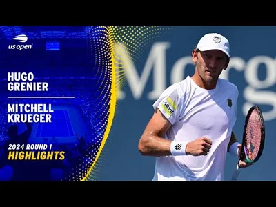 Les meilleurs moments du match Grenier vs Krueger au 1er tour de l'US Open.