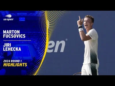 Les meilleurs moments de Lehecka vs Fucsovics au 1er tour de l'US Open.