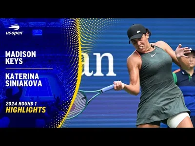Les meilleurs moments de Keys vs Siniakova au 1er tour de l'US Open.