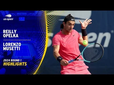 Les meilleurs moments de Musetti vs Opelka au 1er tour de l'US Open.