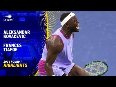 Les meilleurs moments de Tiafoe vs Kovacevic au 1er tour de l'US Open.