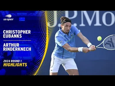 Les meilleurs moments de Rinderknech contre Eubanks au 1er tour de l'US Open.