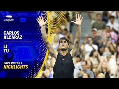 Les meilleurs moments du match Alcaraz vs Tu au 1er tour de l'US Open.