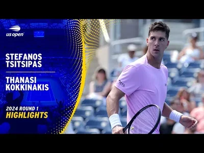 Les meilleurs moments du match Kokkinakis vs Tsitsipas au 1er tour de l'US Open.