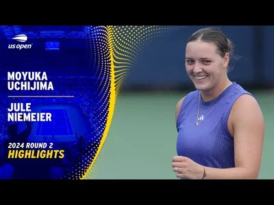Les meilleurs moments du match Niemeier vs Uchijima au 2ème tour de l'US Open.