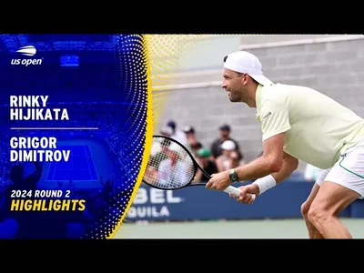 Les meilleurs moments du match Dimitrov vs Hijikata au 2ème tour de l'US Open.