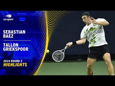 Les meilleurs moments du match Griekspoor vs Baez au 2ème tour de l'US Open.