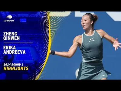 Les meilleurs moments du match Zheng vs Andreeva au 2ème tour de l'US Open.