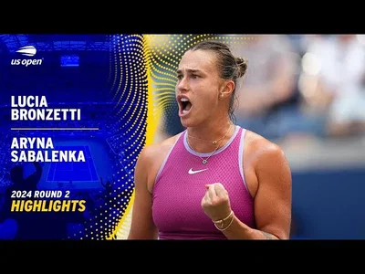 Les meilleurs moments de Sabalenka vs Bronzetti au 2ème tour de l'US Open.