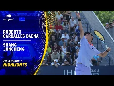 Les meilleurs moments du match Shang vs Carballes Baena au 2ème tour de l'US Open.
