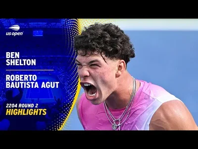 Les meilleurs moments de Shelton contre Bautista Agut au 2ème tour de l'US Open.