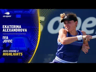 Les meilleurs moments du match Alexandrova vs Jovic au 2ème tour de l'US Open.