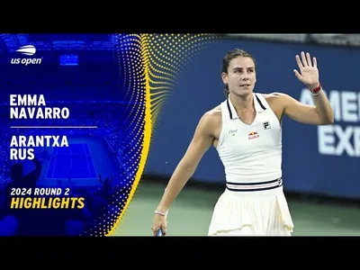 Les meilleurs moments du match Navarro vs Rus au 2ème tour de l'US Open.