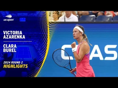 Les meilleurs moments du match Azarenka vs Burel au 2ème tour de l'US Open.