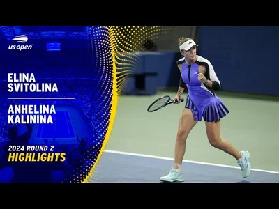 Les meilleurs moments du match Svitolina - Kalinina au 2e tour de l'US Open.