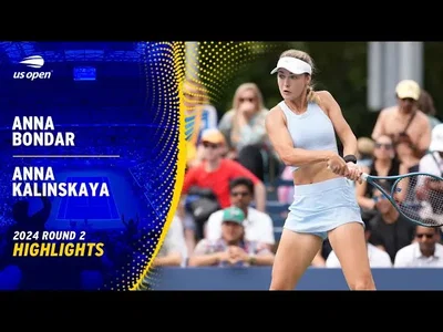 Les meilleurs moments du match Kalinskaya vs Bondar au 2ème tour de l'US Open.