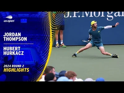 Les meilleurs moments de Thompson vs Hurkacz au 2ème tour de l'US Open.