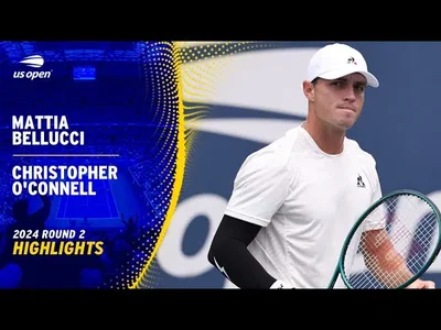 Les meilleurs moments de Bellucci contre O'Connell au 2e tour de l'US Open.