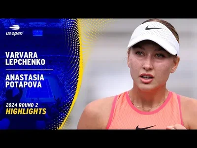 Les meilleurs moments de Potapova vs Lepchenko au 2ème tour de l'US Open.