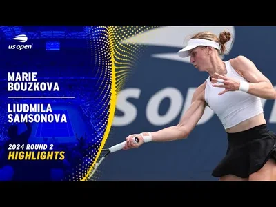 Les meilleurs moments de Samsonova vs Bouzkova au 2ème tour de l'US Open.