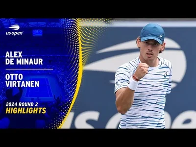 Les meilleurs moments du match De Minaur vs Virtanen au 2ème tour de l'US Open.