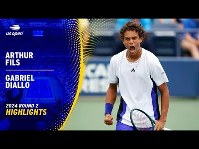 Les meilleurs moments du match Diallo vs Fils au 2ème tour de l'US Open.