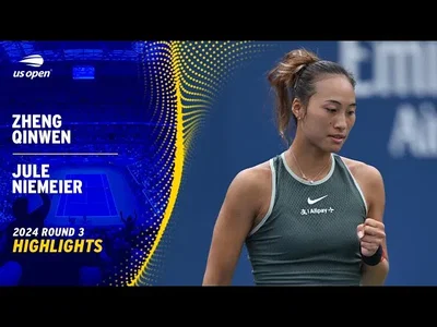Les meilleurs moments de Zheng vs Niemeier au 3ème tour de l'US Open.