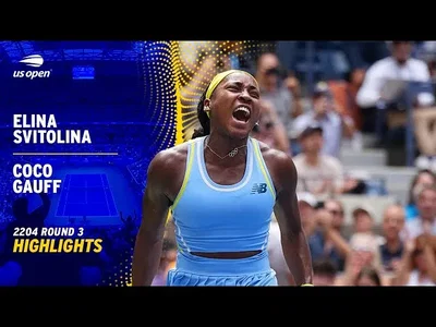 Les meilleurs moments du match Gauff vs Svitolina au 3ème tour de l'US Open.