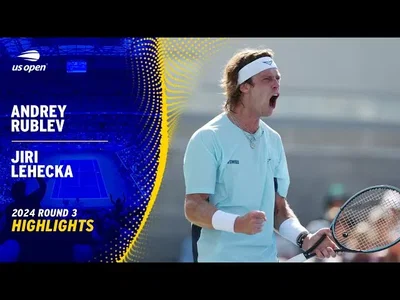 Les meilleurs moments de Rublev contre Lehecka au 3e tour de l'US Open.
