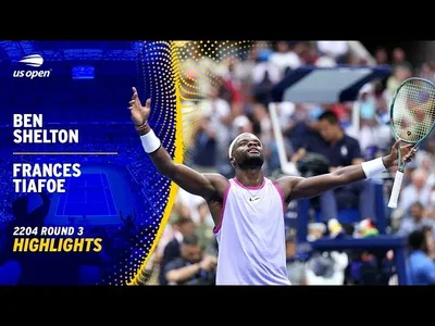 Les meilleurs moments du match Tiafoe vs Shelton au 3ème tour de l'US Open.