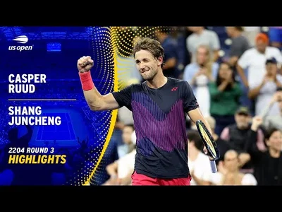 Les meilleurs moments du match Ruud vs Shang au 3ème tour de l'US Open.