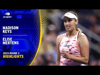Les meilleurs moments du match Mertens - Keys au 3e tour de l'US Open.