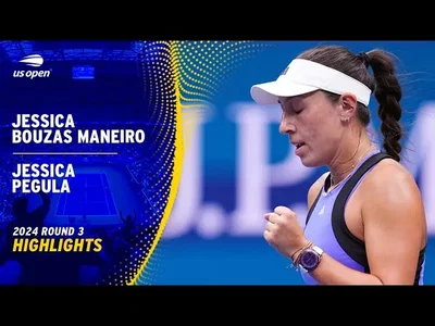 Les meilleurs moments de Pegula contre Bouzas Maneiro au 3ème tour de l'US Open.