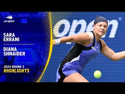 Les meilleurs moments du match Shnaider vs Errani au 3ème tour de l'US Open.