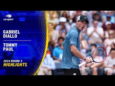 Les meilleurs moments du match Paul vs Diallo au 3ème tour de l'US Open.