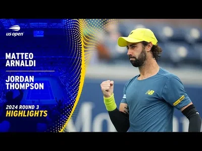 Les meilleurs moments du match Thompson vs Arnaldi au 3ème tour de l'US Open.