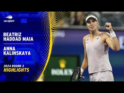 Les meilleurs moments du match Haddad Maia vs Kalinskaya au 3ème tour de l'US Open.