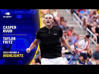 Les meilleurs moments de Fritz vs Ruud en huitièmes de finale de l'US Open.
